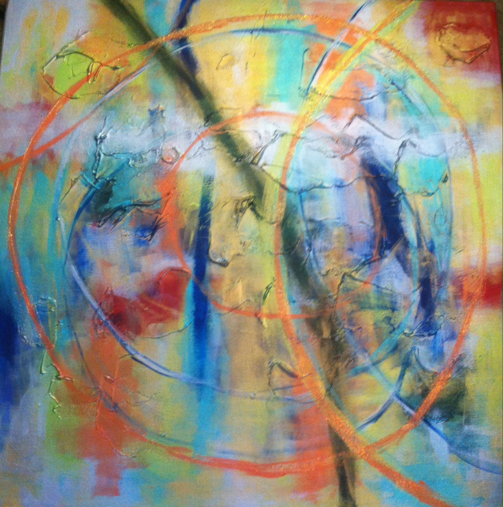 Summertime Circle of Life 2, Giclee Fine Art Print on Canvas